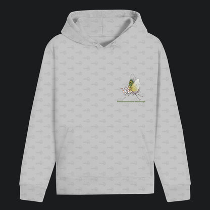 Unisex Bio Hoodie mit Bauchtasche | Afrikanische Blütenmantis Pseudocreobotra wahlbergii