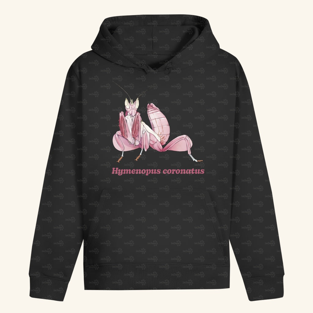Unisex Bio Hoodie mit Bauchtasche | Orchideenmantis orchid mantis Hymenopus coronatus