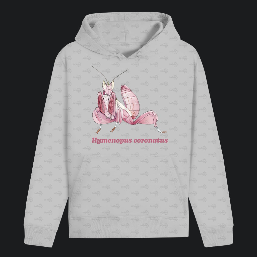 Unisex Bio Hoodie mit Bauchtasche | Orchideenmantis orchid mantis Hymenopus coronatus