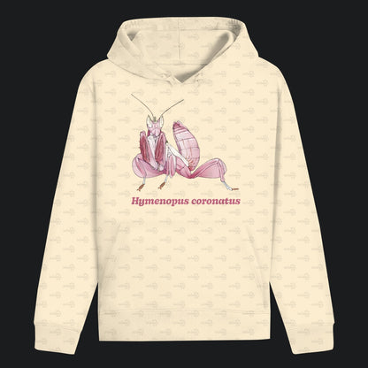 Unisex Bio Hoodie mit Bauchtasche | Orchideenmantis orchid mantis Hymenopus coronatus