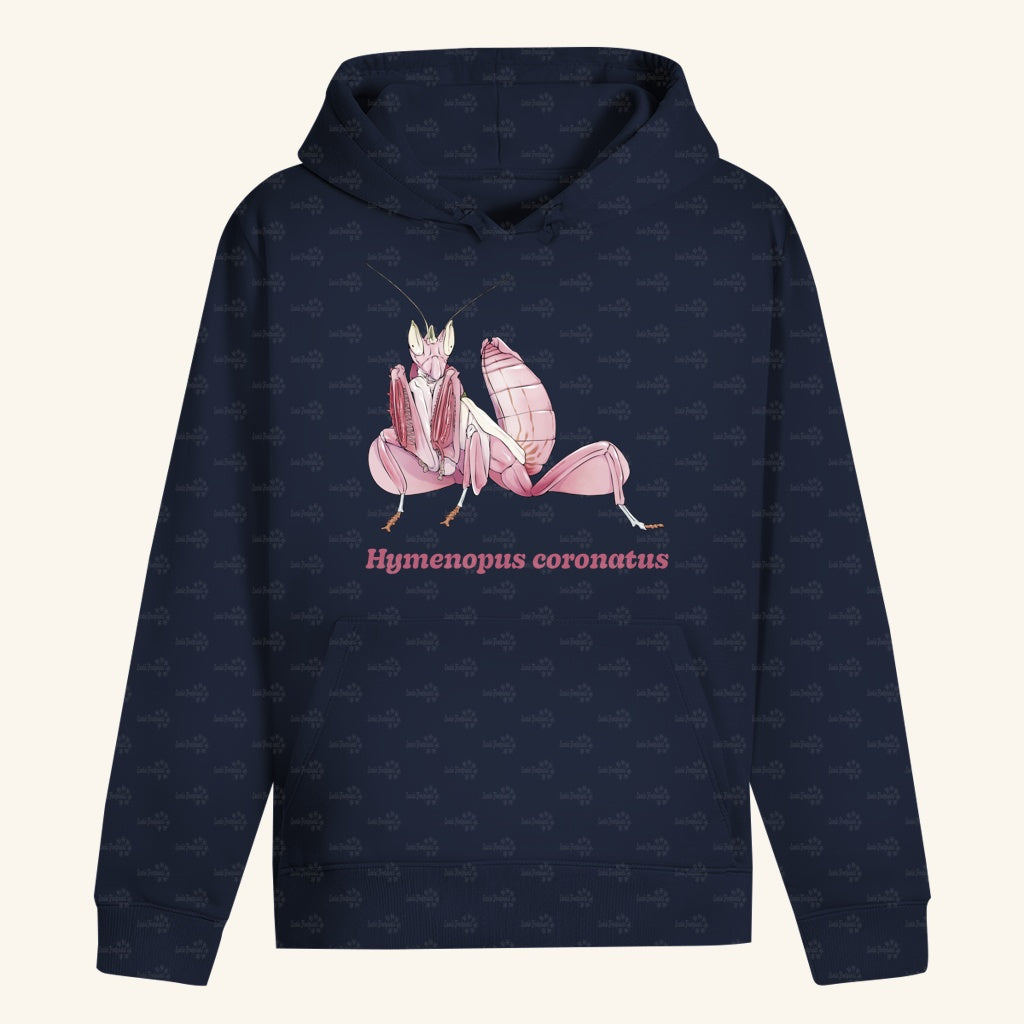 Unisex Bio Hoodie mit Bauchtasche | Orchideenmantis orchid mantis Hymenopus coronatus