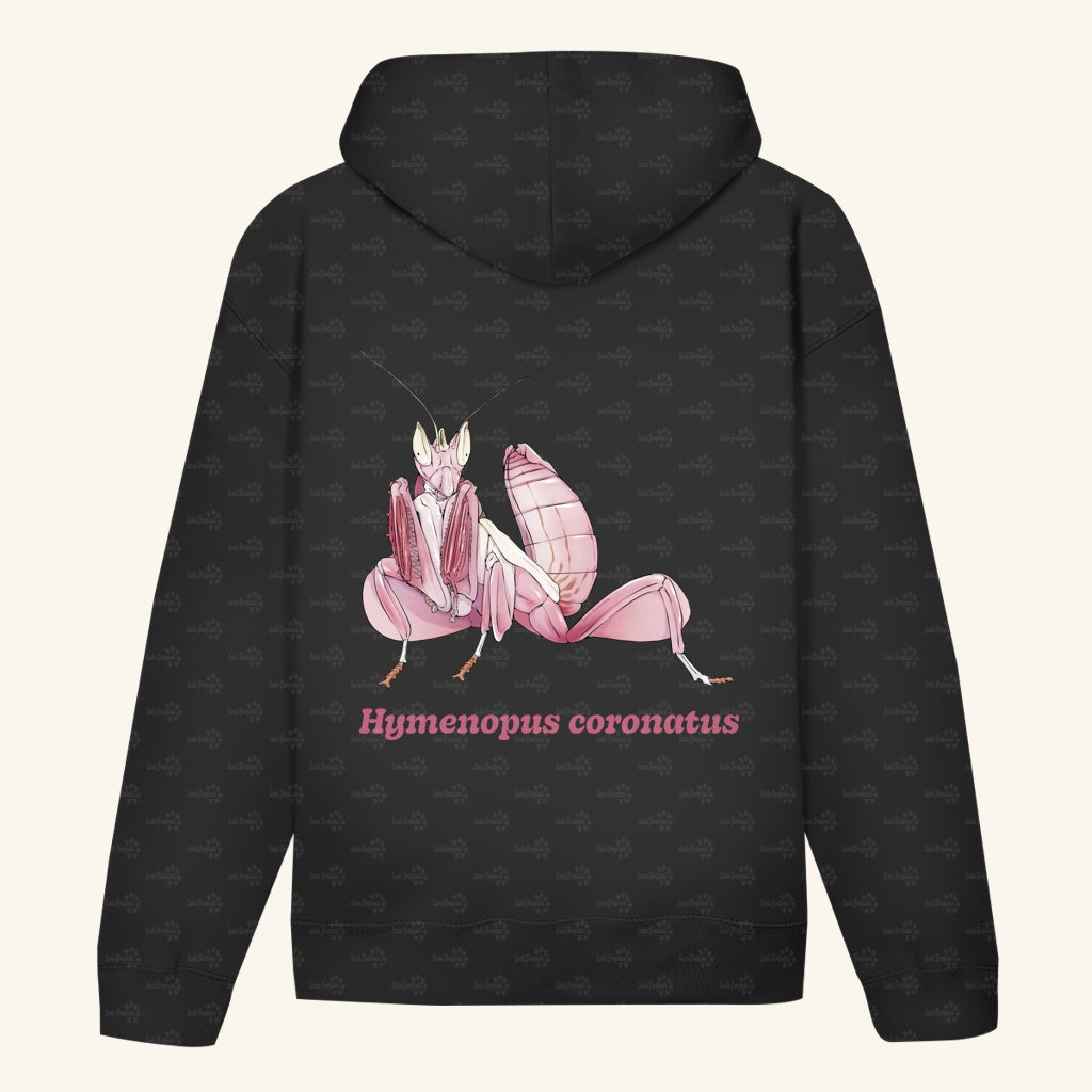 Unisex Bio Hoodie mit Bauchtasche | Orchideenmantis orchid mantis Hymenopus coronatus