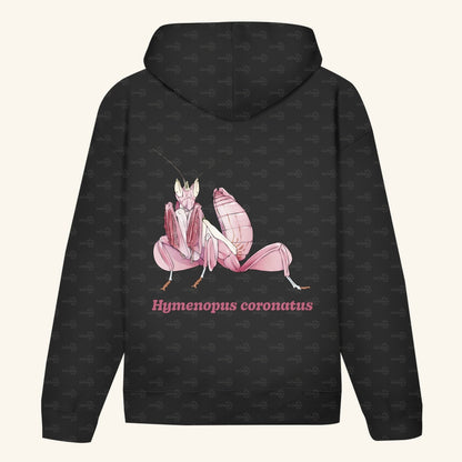 Unisex Bio Hoodie mit Bauchtasche | Orchideenmantis orchid mantis Hymenopus coronatus