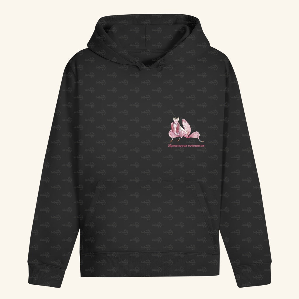Unisex Bio Hoodie mit Bauchtasche | Orchideenmantis orchid mantis Hymenopus coronatus