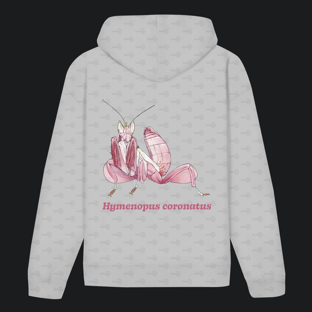 Unisex Bio Hoodie mit Bauchtasche | Orchideenmantis orchid mantis Hymenopus coronatus