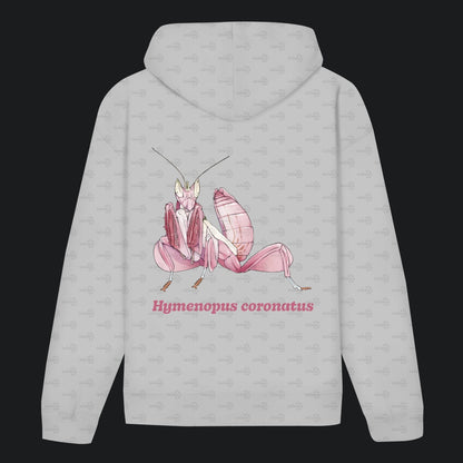 Unisex Bio Hoodie mit Bauchtasche | Orchideenmantis orchid mantis Hymenopus coronatus