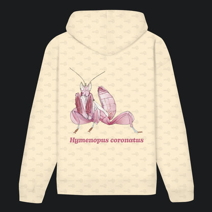 Unisex Bio Hoodie mit Bauchtasche | Orchideenmantis orchid mantis Hymenopus coronatus