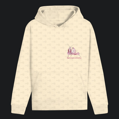 Unisex Bio Hoodie mit Bauchtasche | Orchideenmantis orchid mantis Hymenopus coronatus