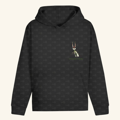 Unisex Bio Hoodie mit Bauchtasche | Große Teufelsblume  Idolomantis diabolica