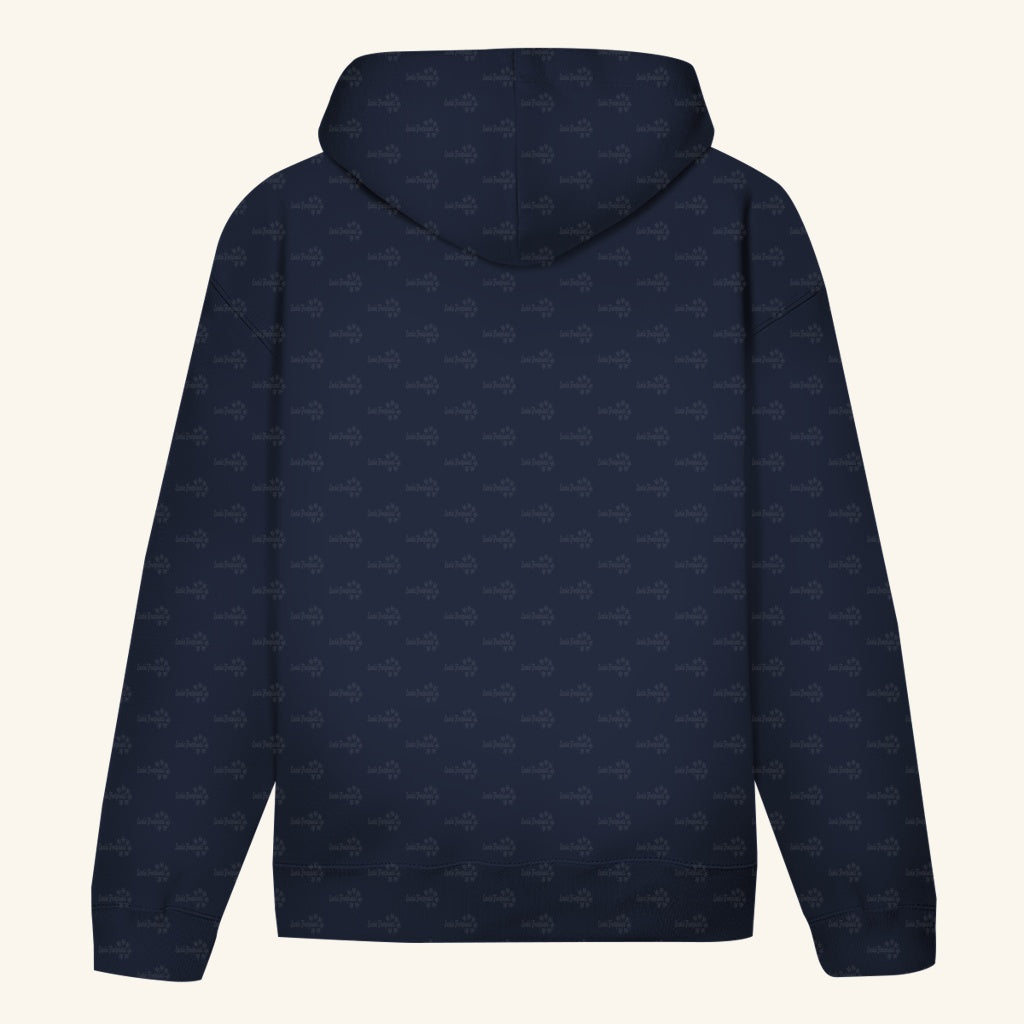 Unisex Bio Hoodie mit Bauchtasche | Brasilianische Juwelvogelspinne Typhochlaena seladonia