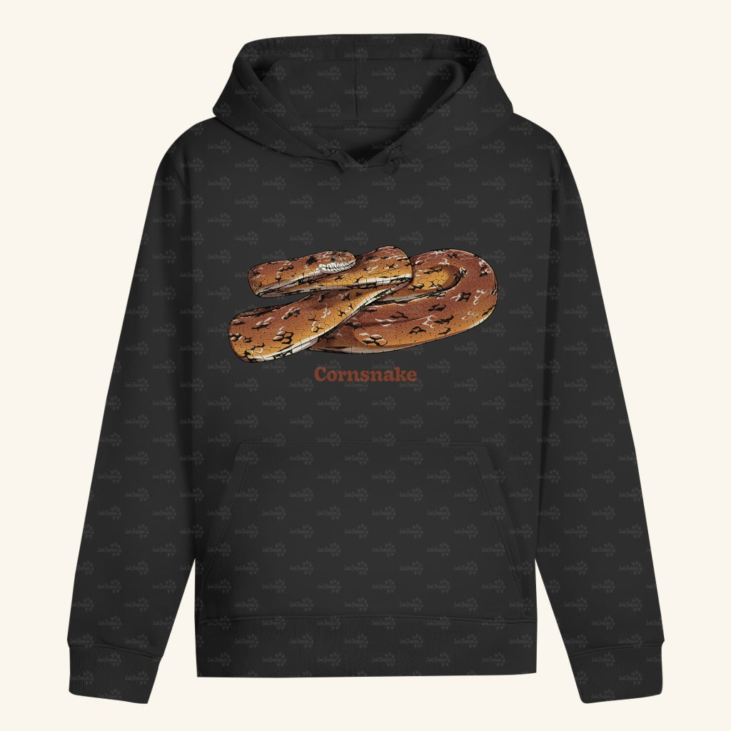 Unisex Bio Hoodie mit Bauchtasche | Kornnatter Cornsnake Pantherophis guttatus