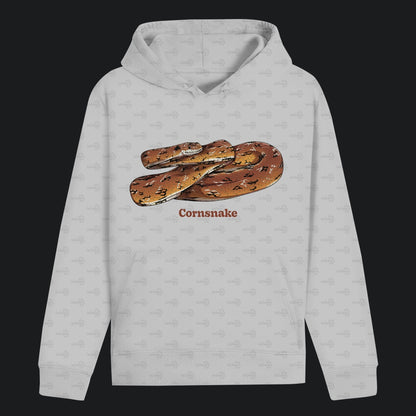 Unisex Bio Hoodie mit Bauchtasche | Kornnatter Cornsnake Pantherophis guttatus