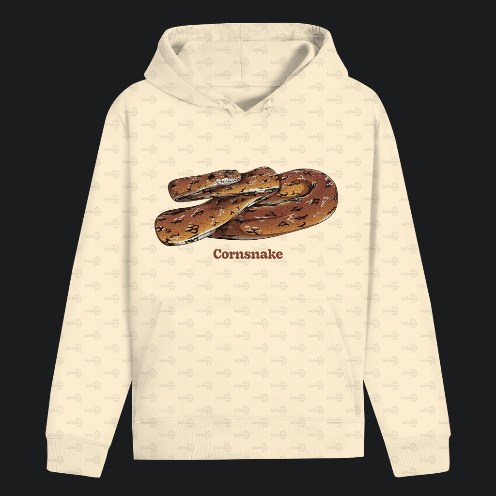 Unisex Bio Hoodie mit Bauchtasche | Kornnatter Cornsnake Pantherophis guttatus