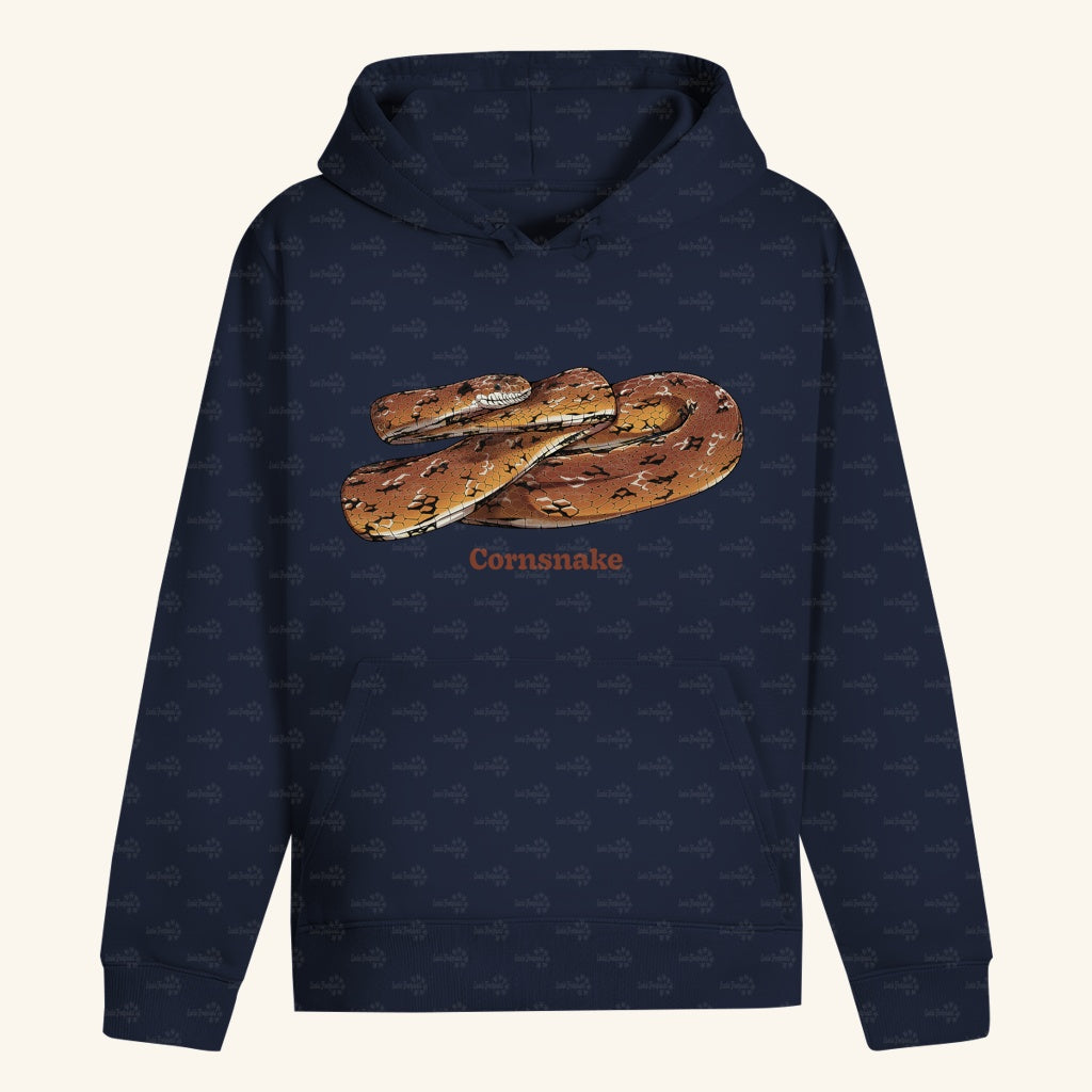 Unisex Bio Hoodie mit Bauchtasche | Kornnatter Cornsnake Pantherophis guttatus