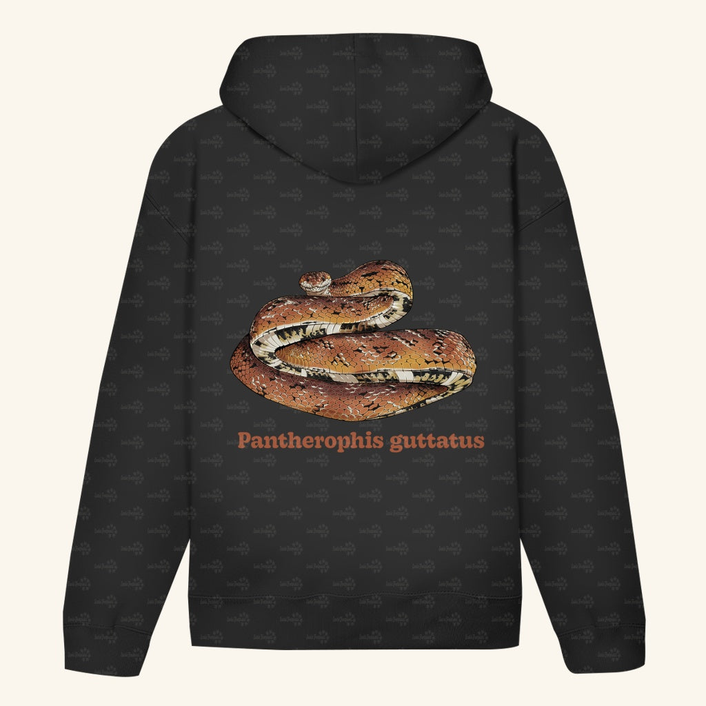Unisex Bio Hoodie mit Bauchtasche | Kornnatter Cornsnake Pantherophis guttatus