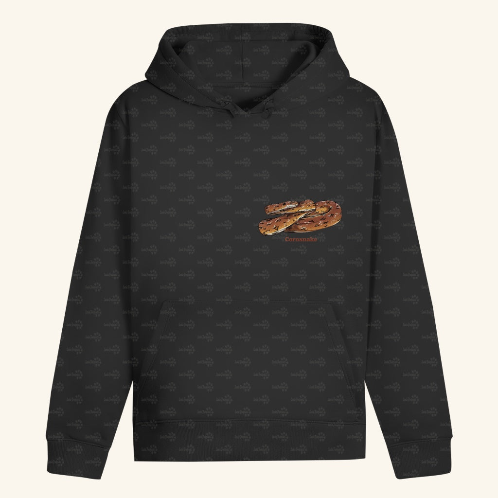 Unisex Bio Hoodie mit Bauchtasche | Kornnatter Cornsnake Pantherophis guttatus