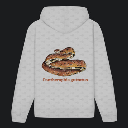 Unisex Bio Hoodie mit Bauchtasche | Kornnatter Cornsnake Pantherophis guttatus