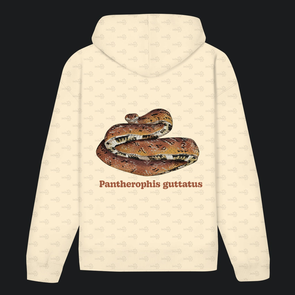 Unisex Bio Hoodie mit Bauchtasche | Kornnatter Cornsnake Pantherophis guttatus