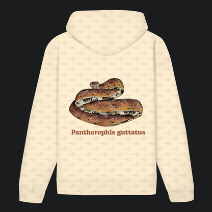 Unisex Bio Hoodie mit Bauchtasche | Kornnatter Cornsnake Pantherophis guttatus