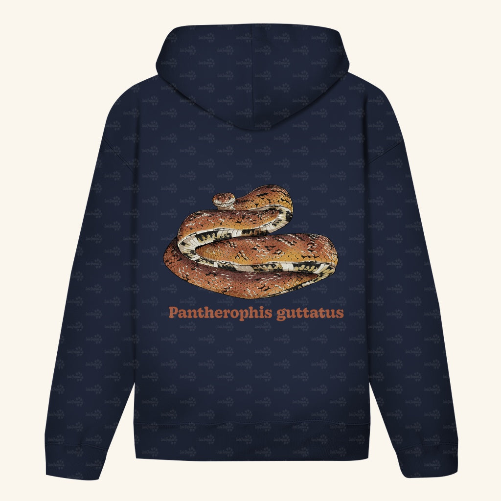 Unisex Bio Hoodie mit Bauchtasche | Kornnatter Cornsnake Pantherophis guttatus