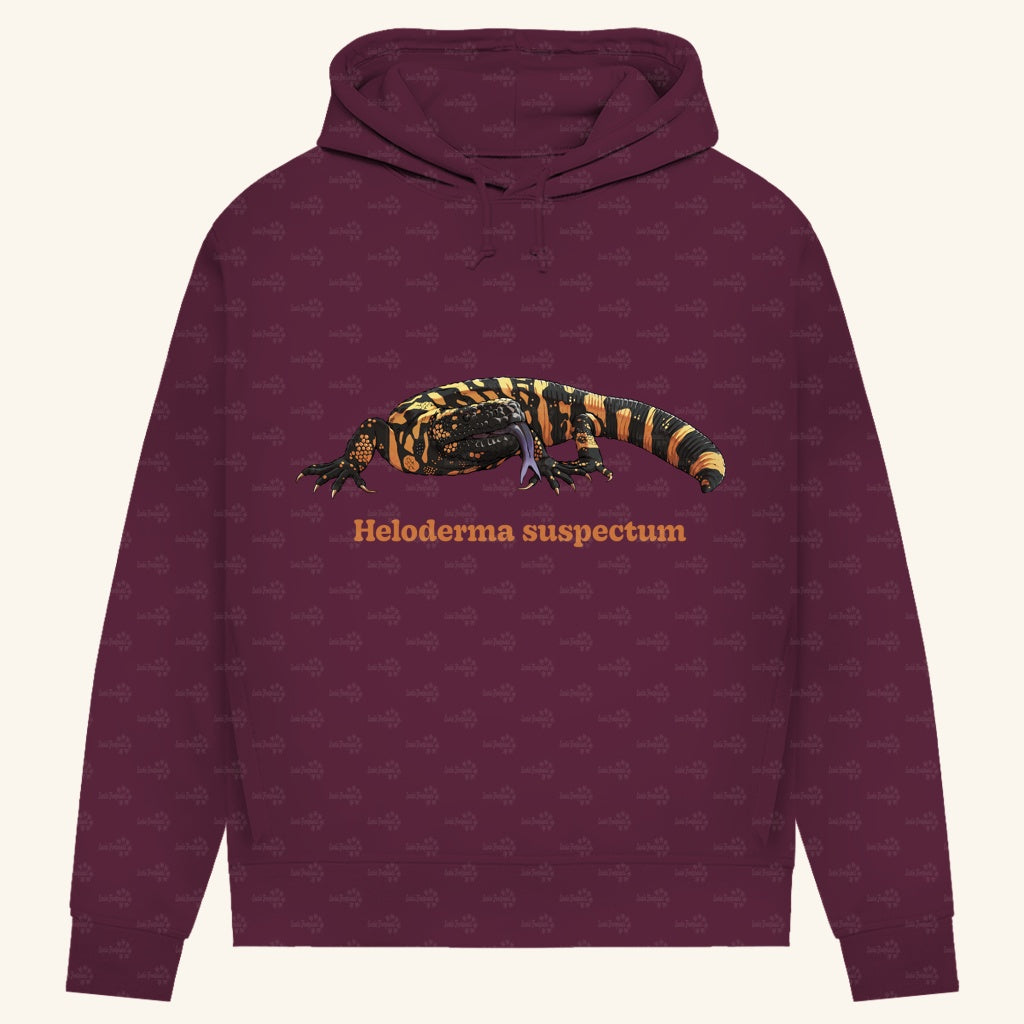 Damen Bio Hoodie mit Seitentaschen | Krustenechse Heloderma suspectum
