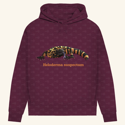 Damen Bio Hoodie mit Seitentaschen | Krustenechse Heloderma suspectum