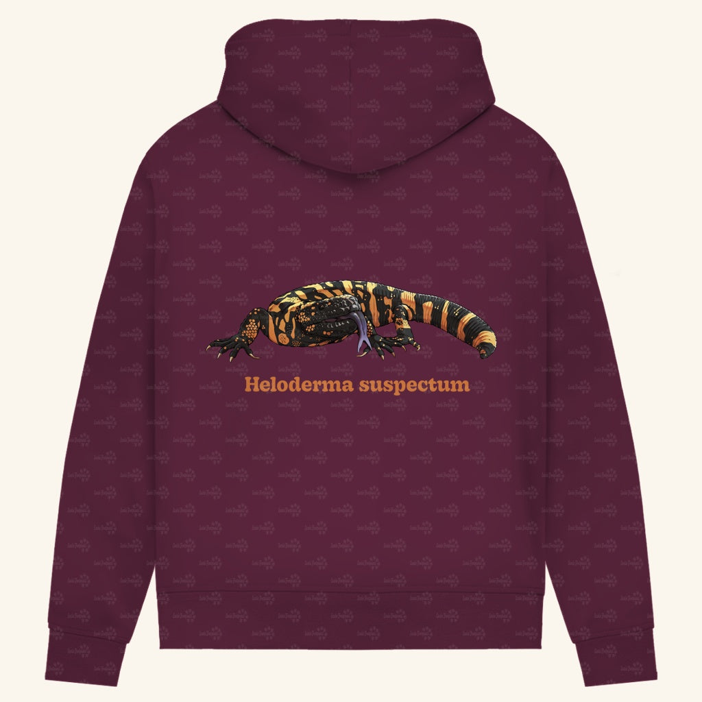 Damen Bio Hoodie mit Seitentaschen | Krustenechse Heloderma suspectum