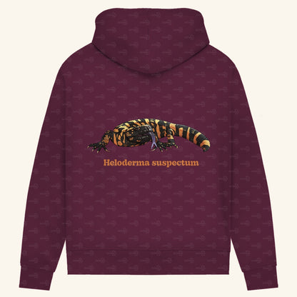 Damen Bio Hoodie mit Seitentaschen | Krustenechse Heloderma suspectum