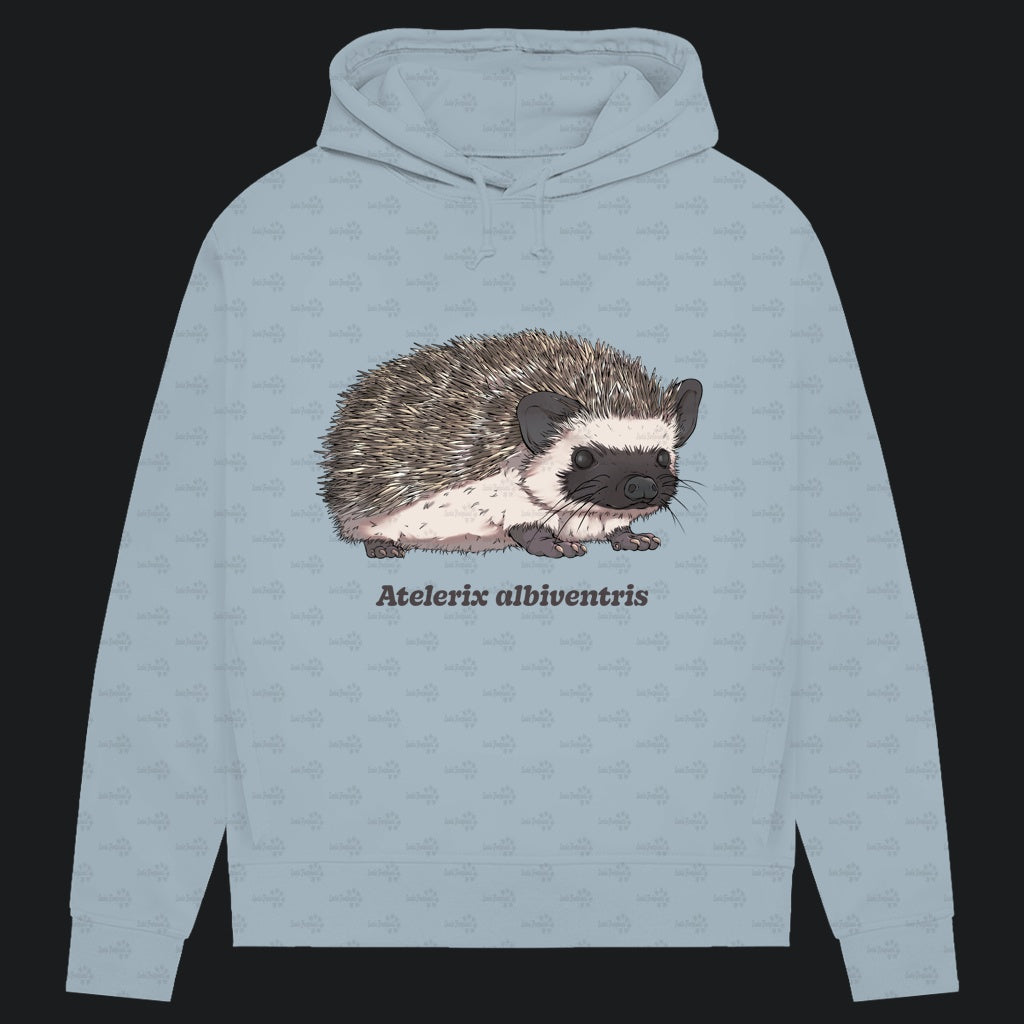 Damen Bio Hoodie mit Seitentaschen | Afrikanischer Weißbauchigel Atelerix albiventris