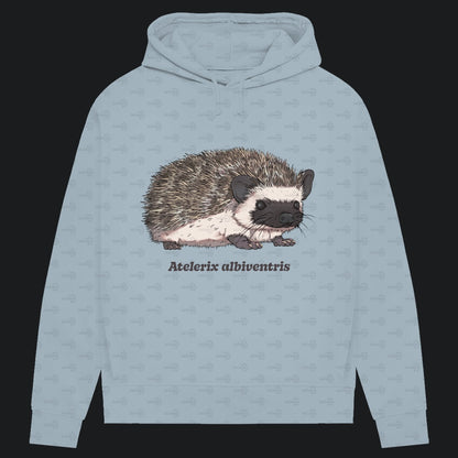 Damen Bio Hoodie mit Seitentaschen | Afrikanischer Weißbauchigel Atelerix albiventris