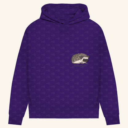 Damen Bio Hoodie mit Seitentaschen | Afrikanischer Weißbauchigel Atelerix albiventris