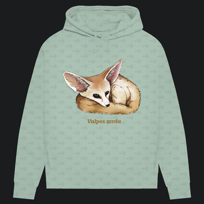 Damen Bio Hoodie mit Seitentaschen | Wüstenfuchs Fennek Vulpes zerda