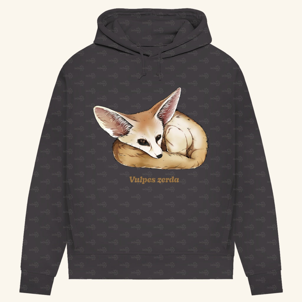 Damen Bio Hoodie mit Seitentaschen | Wüstenfuchs Fennek Vulpes zerda