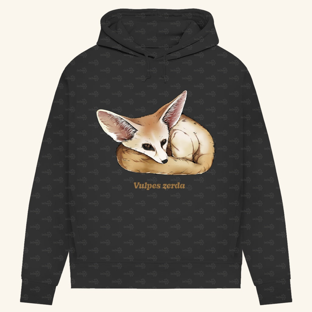 Damen Bio Hoodie mit Seitentaschen | Wüstenfuchs Fennek Vulpes zerda