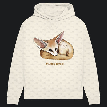 Damen Bio Hoodie mit Seitentaschen | Wüstenfuchs Fennek Vulpes zerda