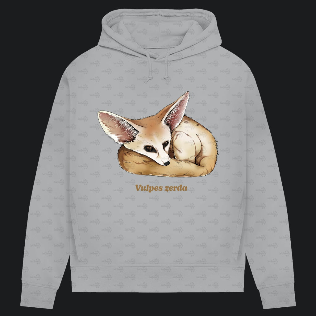 Damen Bio Hoodie mit Seitentaschen | Wüstenfuchs Fennek Vulpes zerda