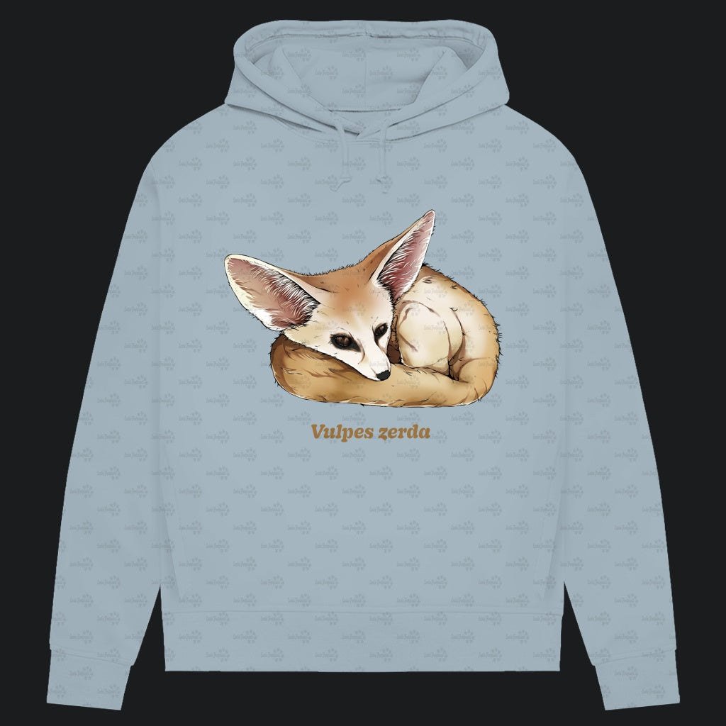 Damen Bio Hoodie mit Seitentaschen | Wüstenfuchs Fennek Vulpes zerda