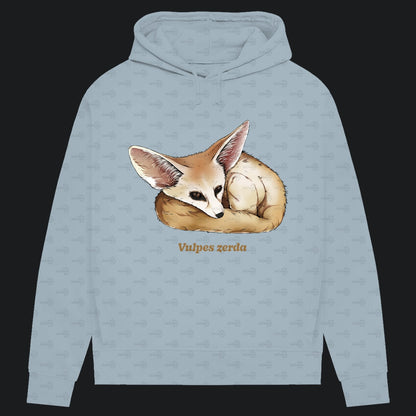 Damen Bio Hoodie mit Seitentaschen | Wüstenfuchs Fennek Vulpes zerda