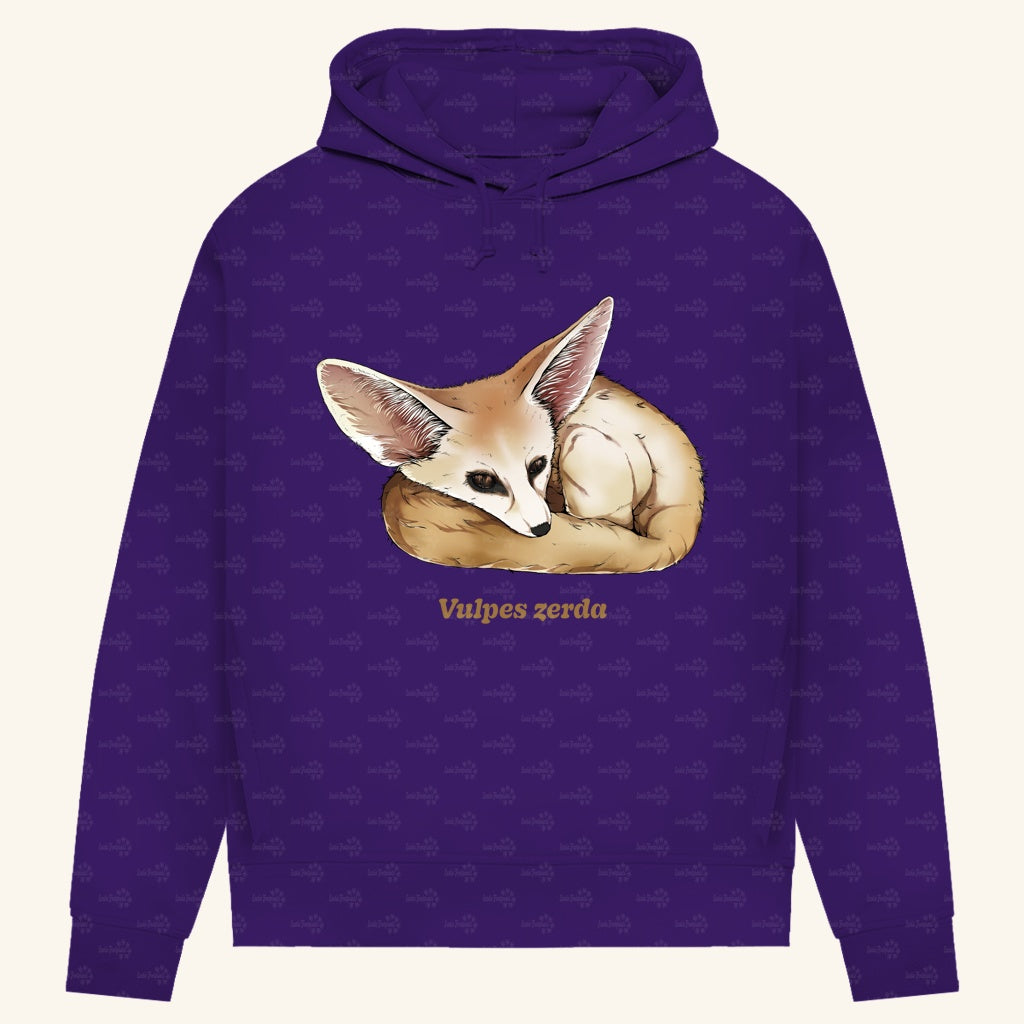 Damen Bio Hoodie mit Seitentaschen | Wüstenfuchs Fennek Vulpes zerda