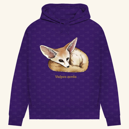 Damen Bio Hoodie mit Seitentaschen | Wüstenfuchs Fennek Vulpes zerda