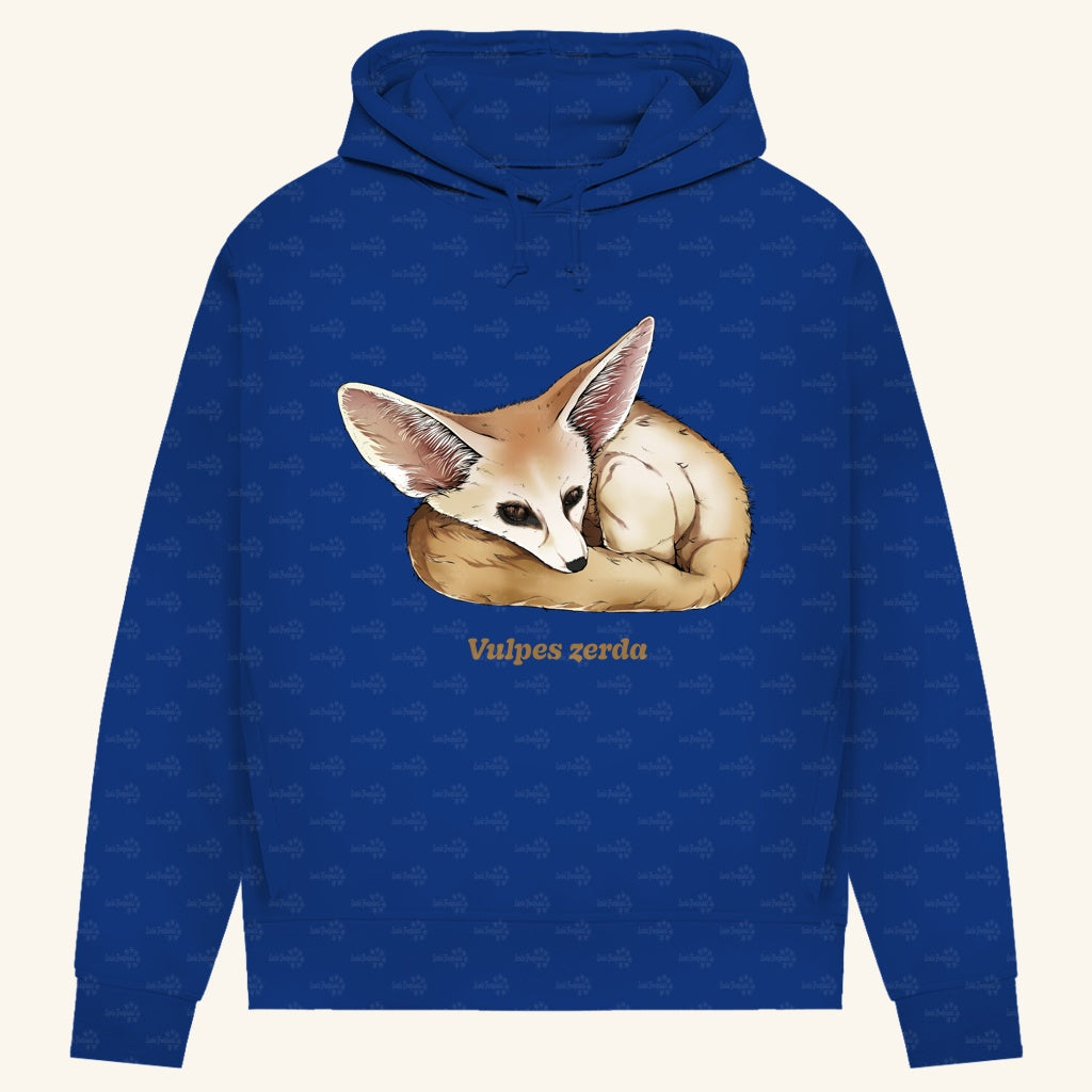 Damen Bio Hoodie mit Seitentaschen | Wüstenfuchs Fennek Vulpes zerda