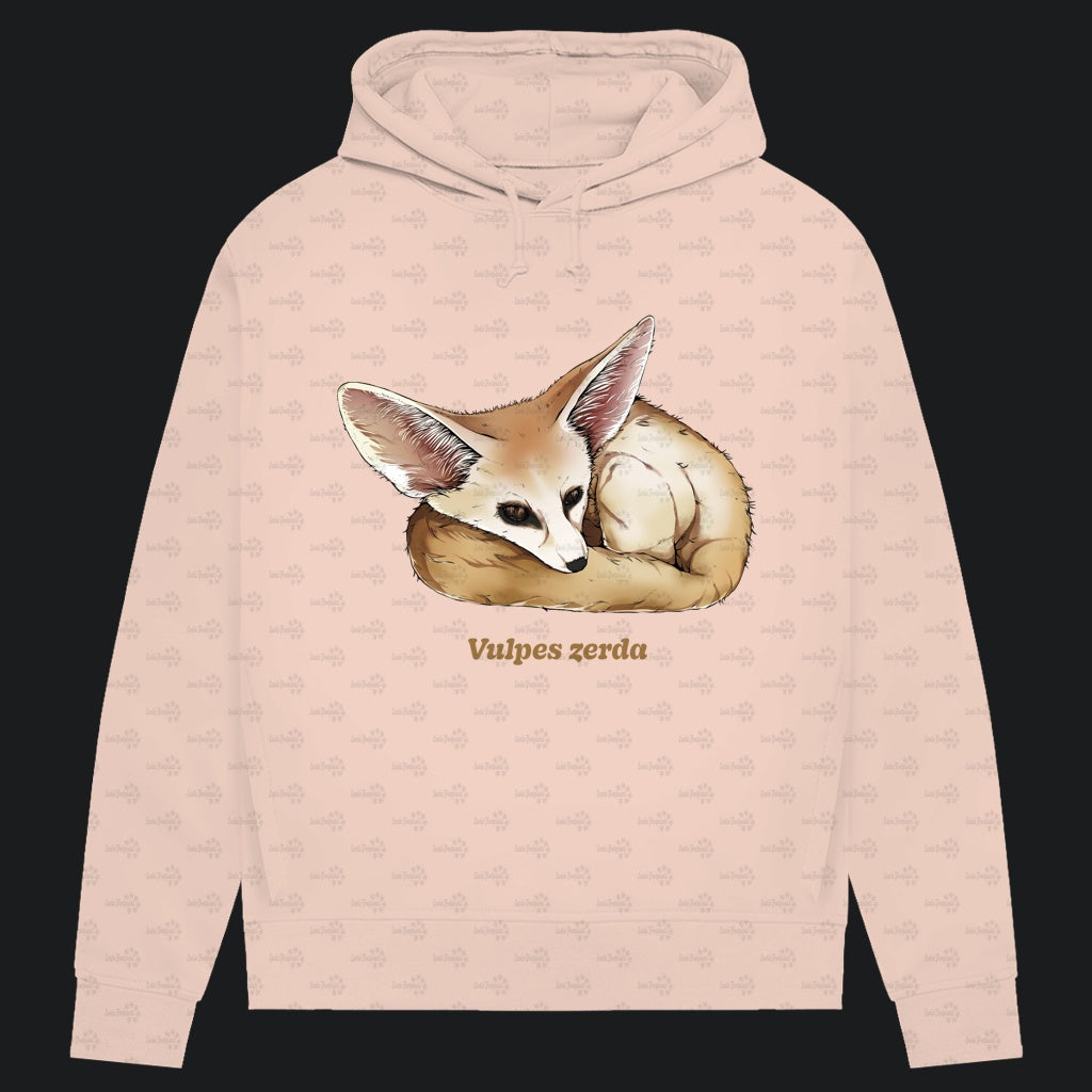 Damen Bio Hoodie mit Seitentaschen | Wüstenfuchs Fennek Vulpes zerda