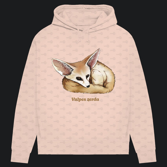 Damen Bio Hoodie mit Seitentaschen | Wüstenfuchs Fennek Vulpes zerda