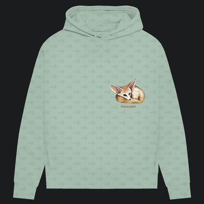 Damen Bio Hoodie mit Seitentaschen | Wüstenfuchs Fennek Vulpes zerda