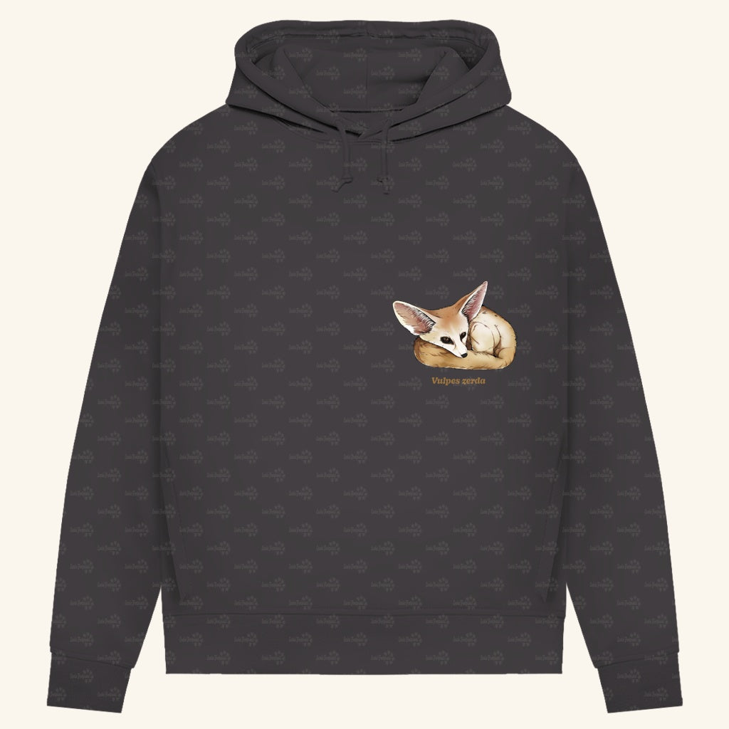 Damen Bio Hoodie mit Seitentaschen | Wüstenfuchs Fennek Vulpes zerda