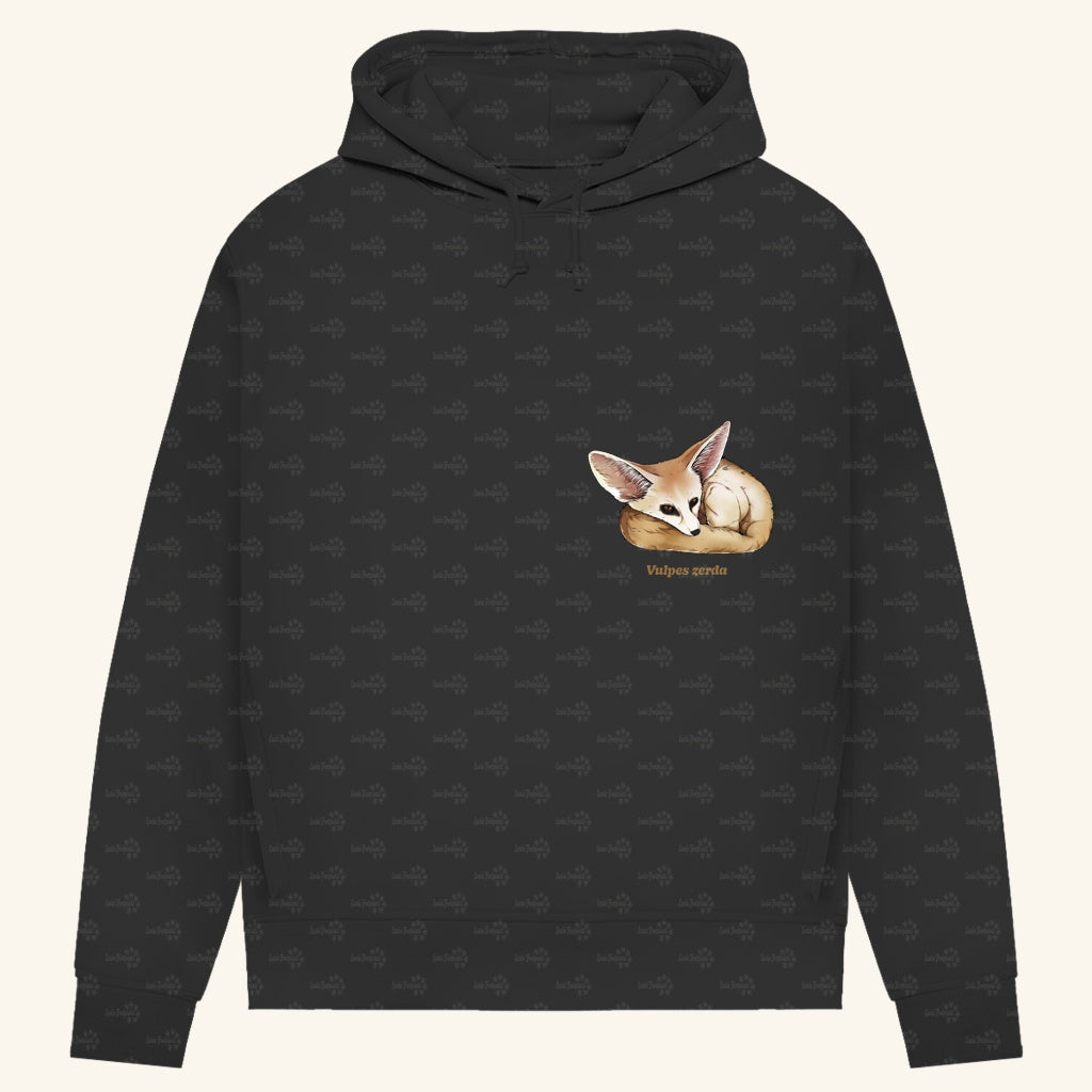 Damen Bio Hoodie mit Seitentaschen | Wüstenfuchs Fennek Vulpes zerda