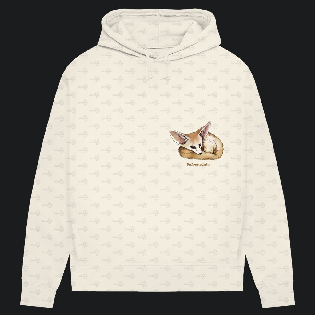 Damen Bio Hoodie mit Seitentaschen | Wüstenfuchs Fennek Vulpes zerda