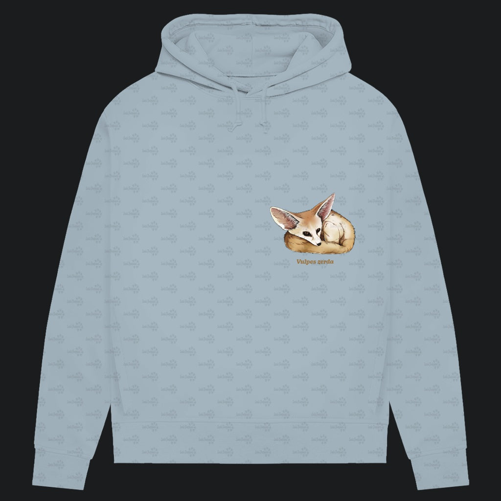 Damen Bio Hoodie mit Seitentaschen | Wüstenfuchs Fennek Vulpes zerda
