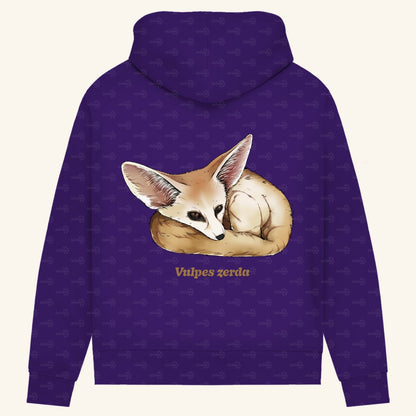 Damen Bio Hoodie mit Seitentaschen | Wüstenfuchs Fennek Vulpes zerda