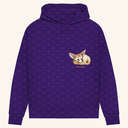 Damen Bio Hoodie mit Seitentaschen | Wüstenfuchs Fennek Vulpes zerda